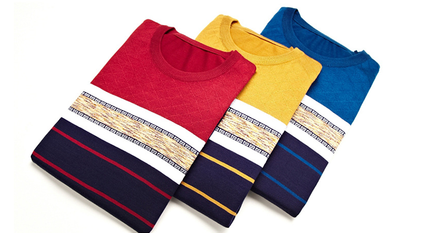 Round neck pullover loose sweater