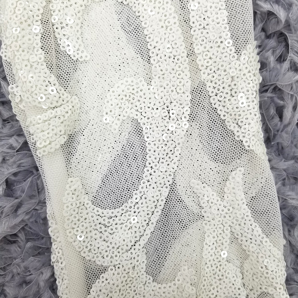 Deep V sequined short dress