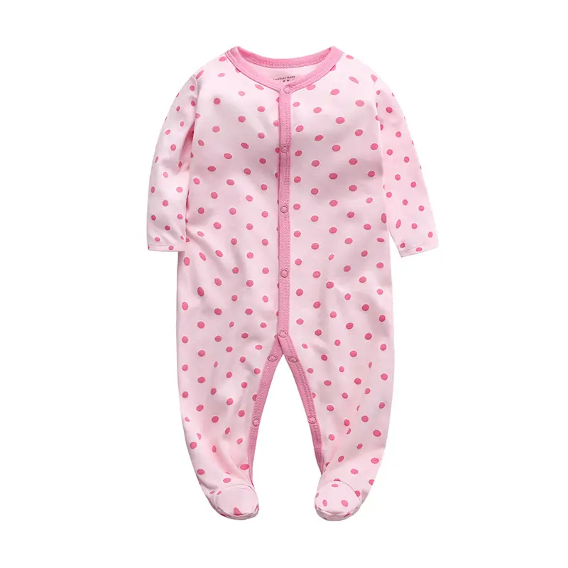 Baby Cotton Footed Jumpsuit and Sleepsuit for Infants — 17style, -0, 3M