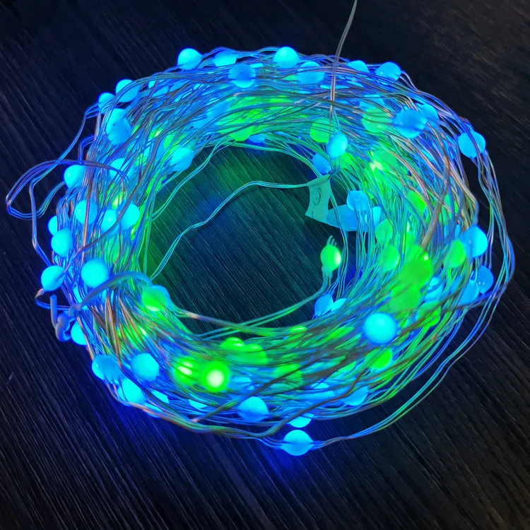 String lights led christmas copper wire lights holiday lights – image 4