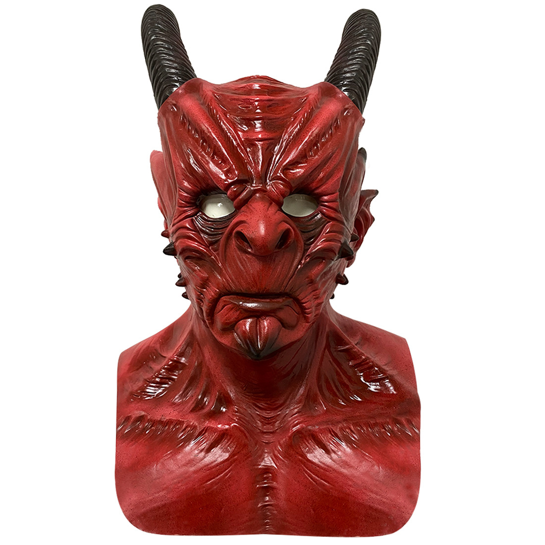 Halloween scary horns warcraft mask — foto 3
