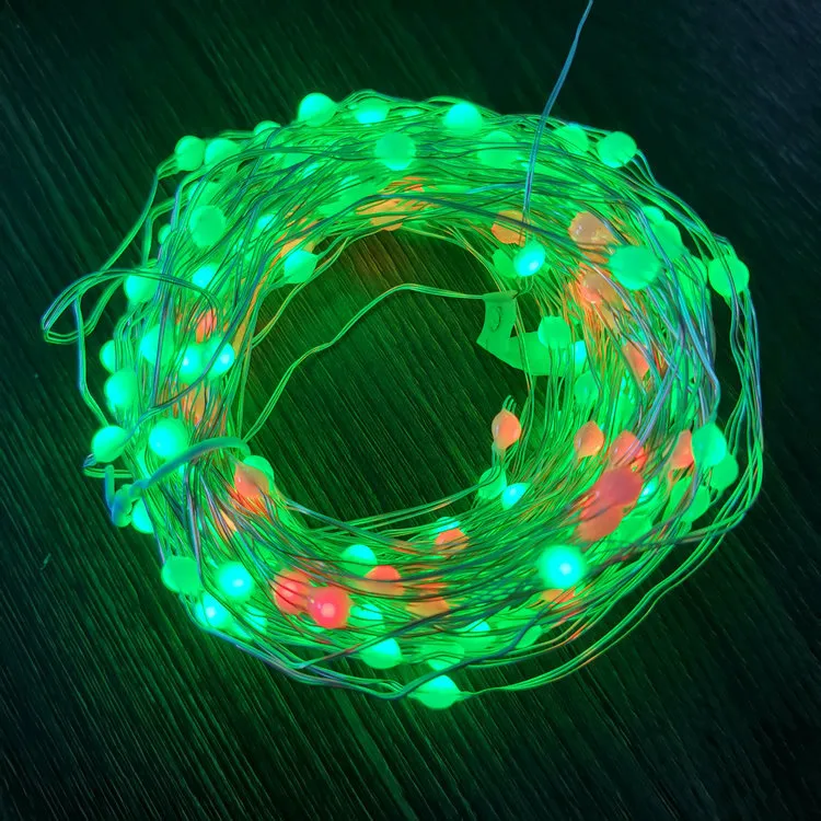 String lights led christmas copper wire lights holiday lights – image 5