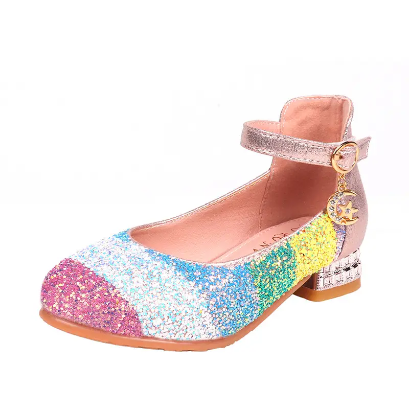Rainbow Children's Crystal High Heels