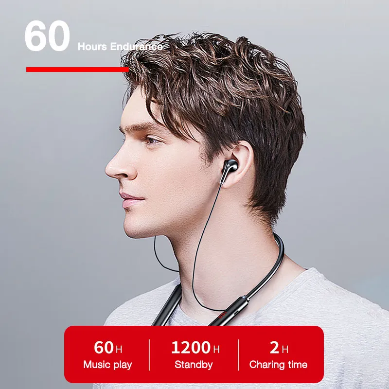 Sports neckband wireless headphones – image 6