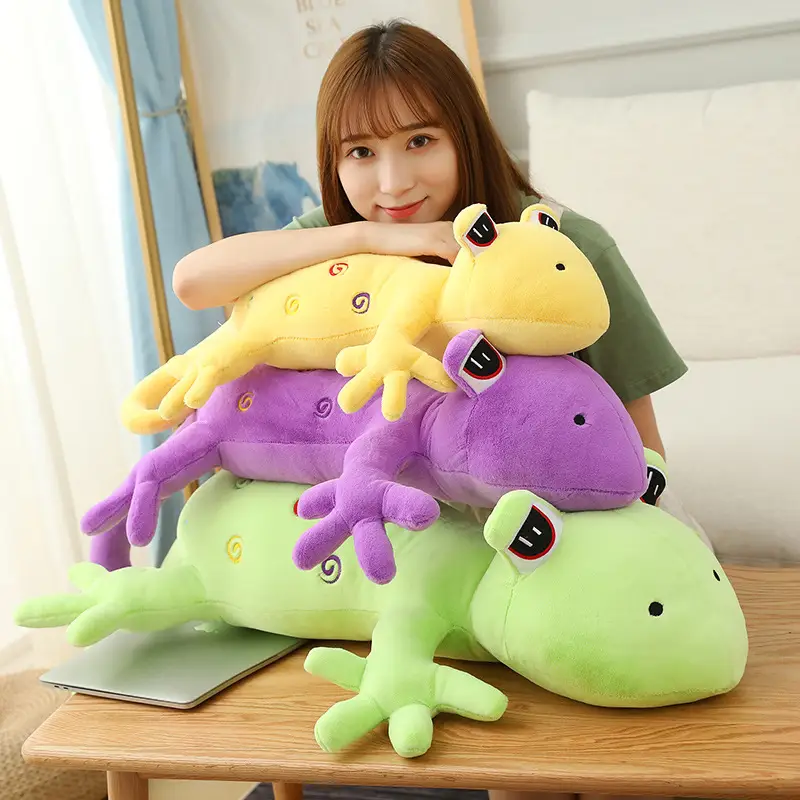 Funny gecko plush toy doll