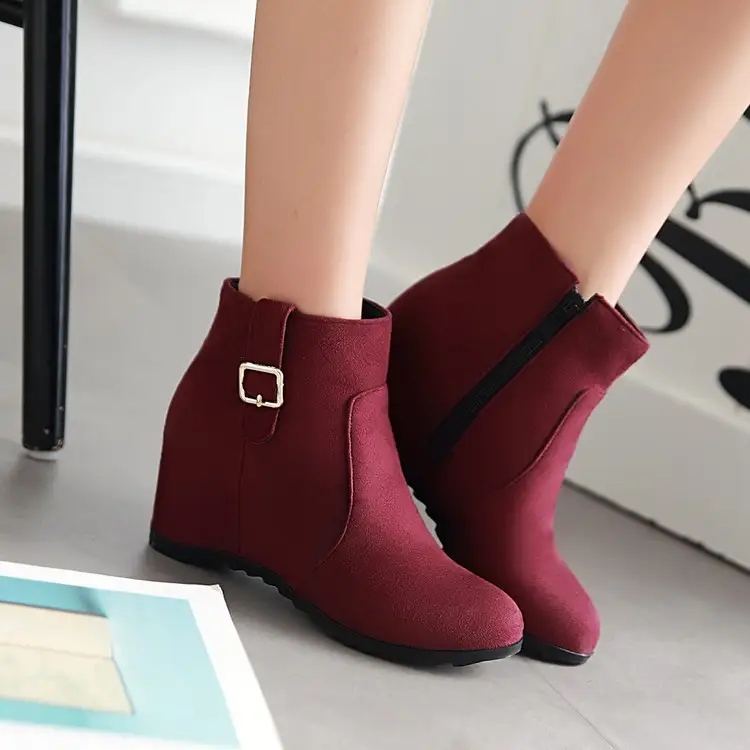 Inner increase high heel women's boots