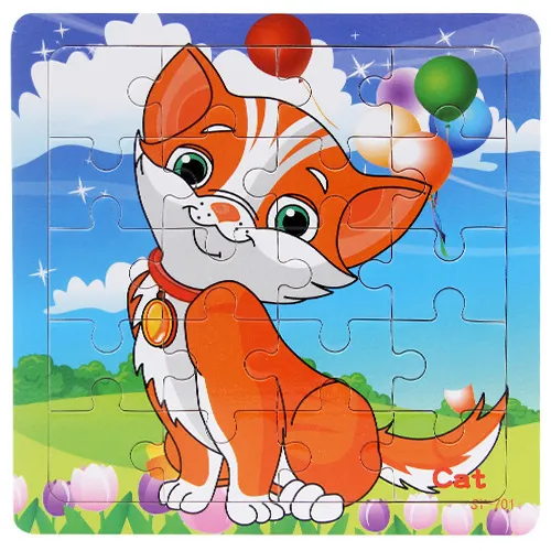 Children's poultry animal wooden puzzle – image 4