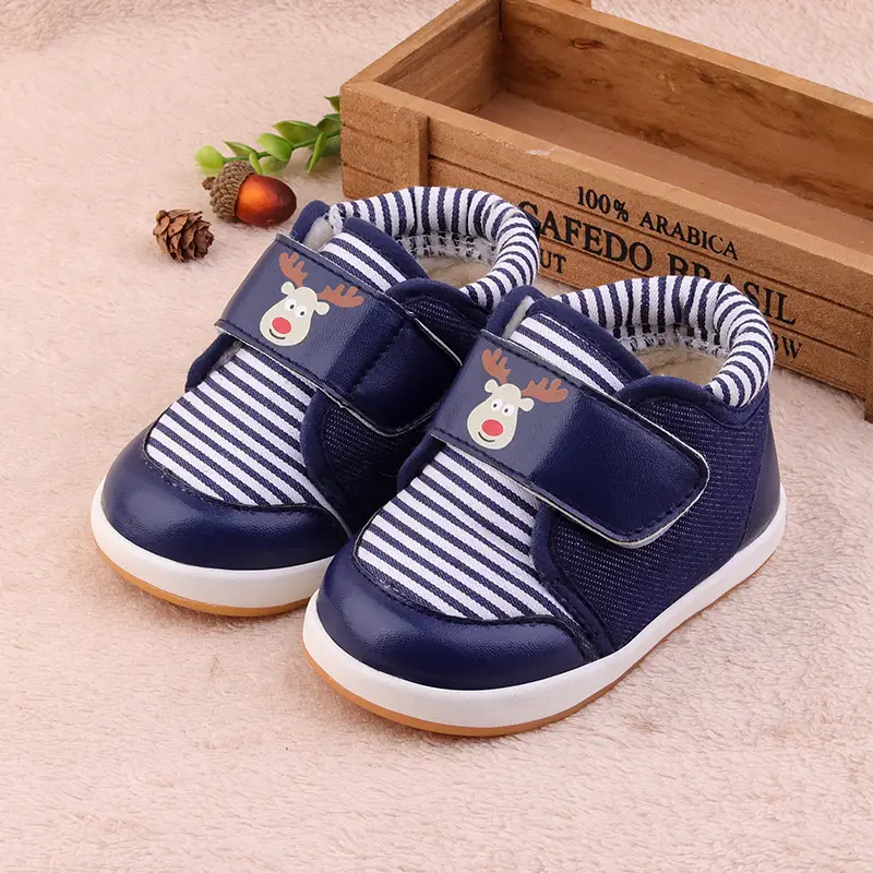 Warm soft-soled non-slip toddler shoes