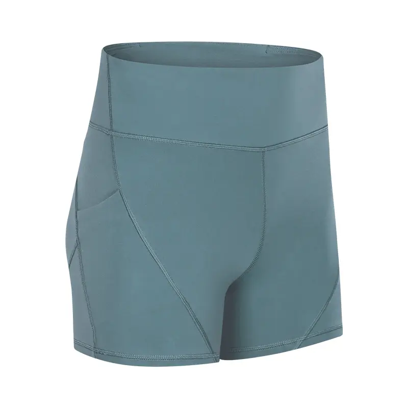 SHINBENE Anti-sweat Plain Sport Athletic Shorts Women