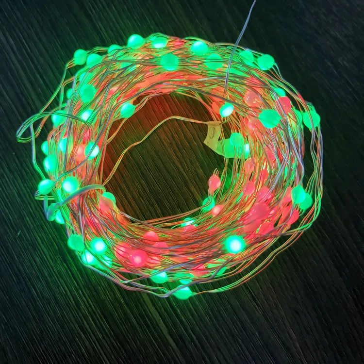 String lights led christmas copper wire lights holiday lights – image 2