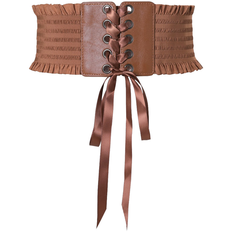 Women's retro lace girdle