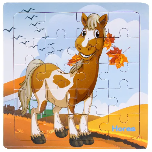 Children's poultry animal wooden puzzle – image 10