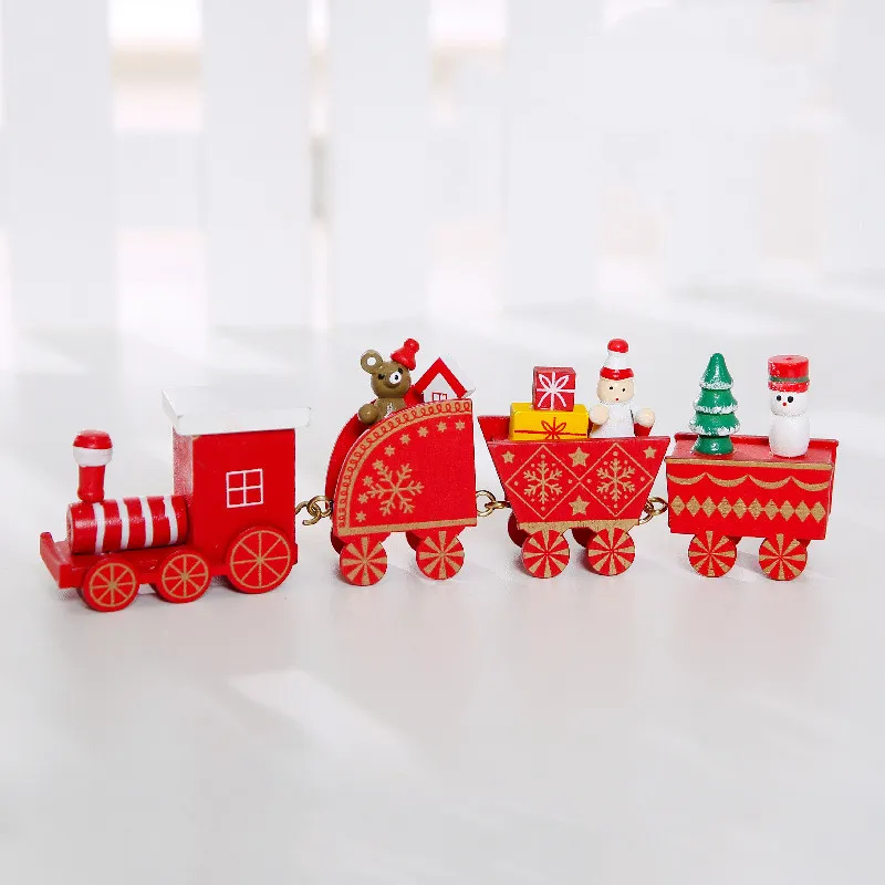Wooden Christmas Train Christmas Decorations – image 8