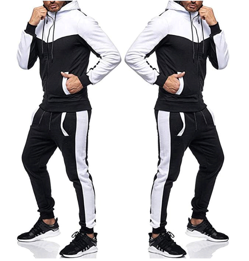 Hooded sports fitness zipper cardigan