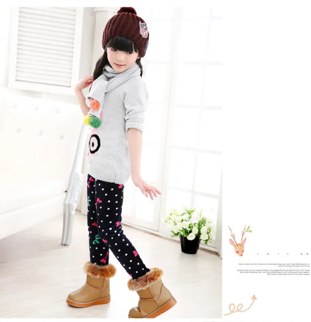 Girls' trousers Black Dots - Shop at LoveMi