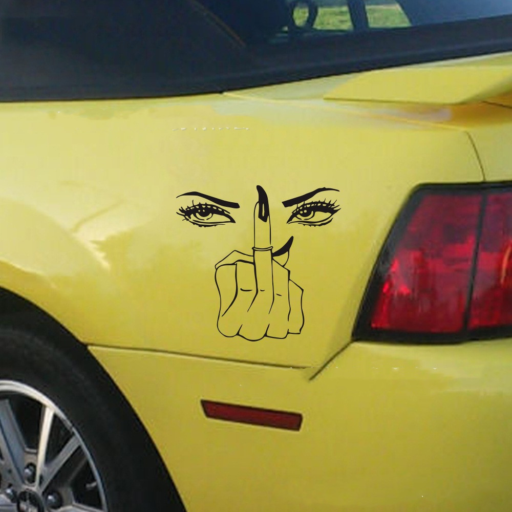 Girl’s Eye Car Sticker