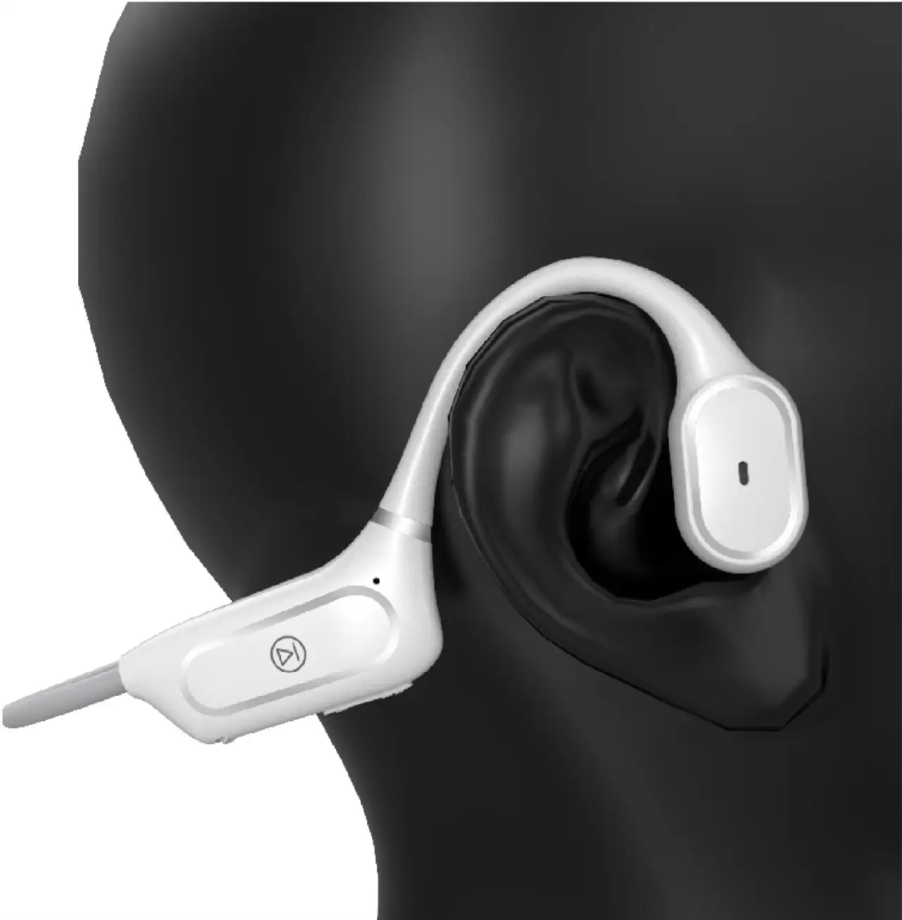 Bone conduction in-ear wireless bluetooth headset