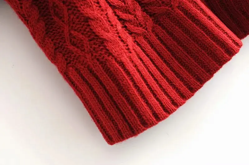 Ladies turtleneck layered sweater