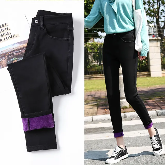 Women's large high waist elastic Leggings Black - Shop at LoveMi