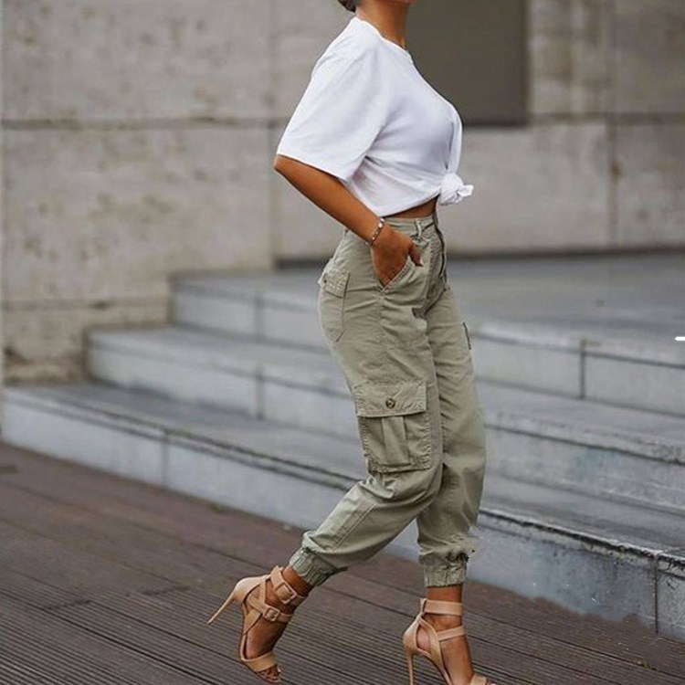 Women's multi-pocket overalls