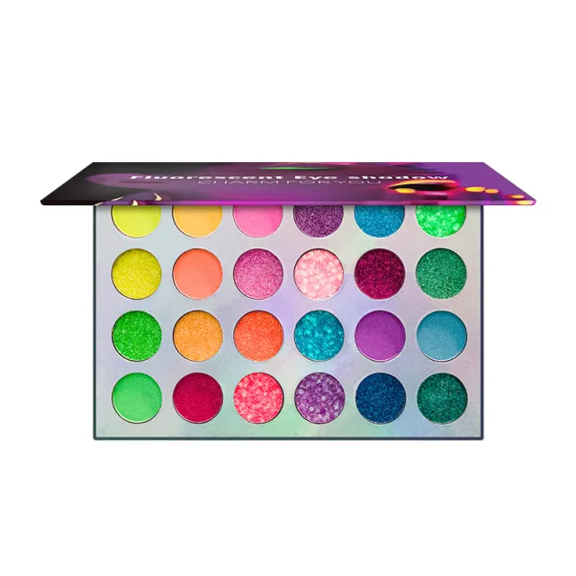 Lasting Glow Eyeshadow UV Glow in The Dark 24 Colors - Shop at LoveMi