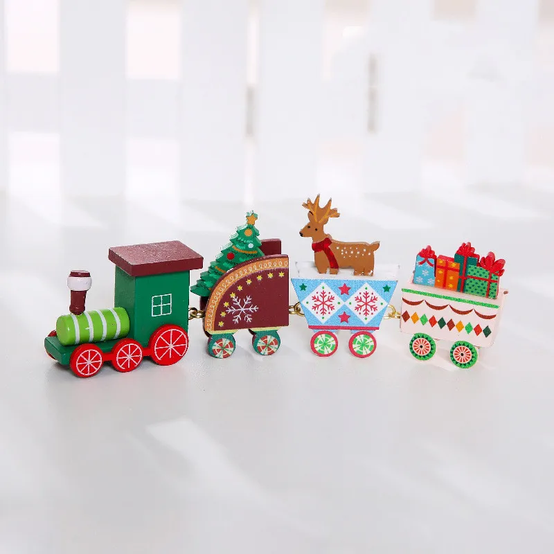 Wooden Christmas Train Christmas Decorations – image 5