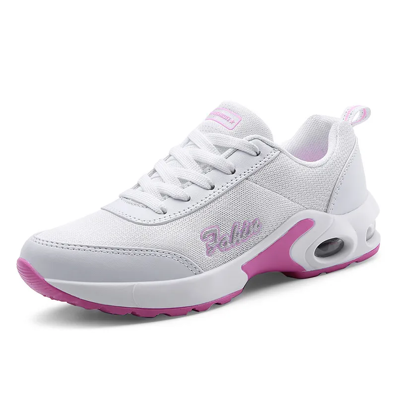 Mesh air cushion women's shoes - White
