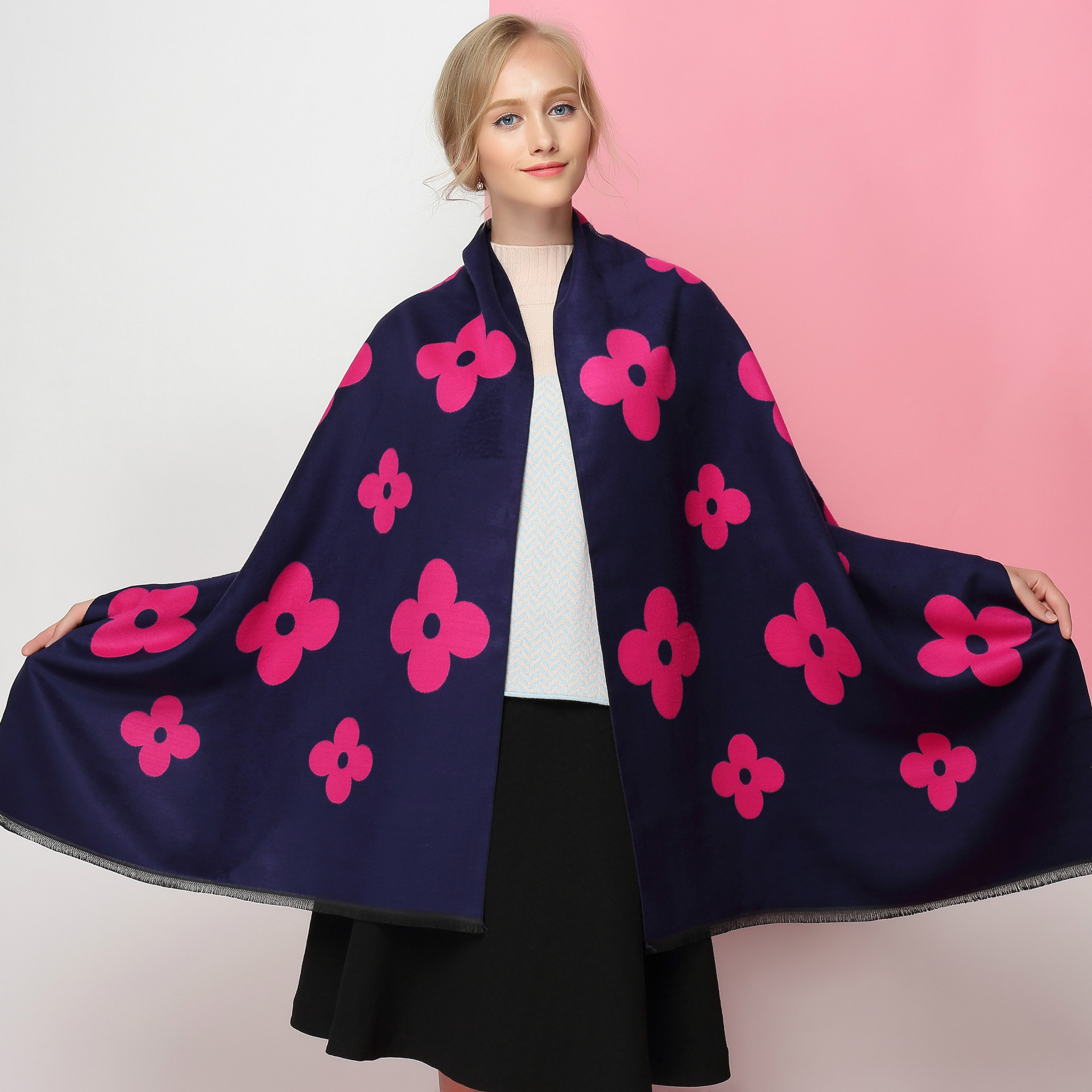 Women's air conditioning warm shawl