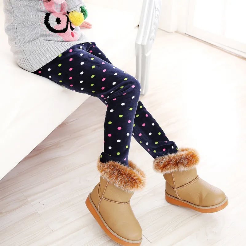 Girls' trousers - Polka Dots