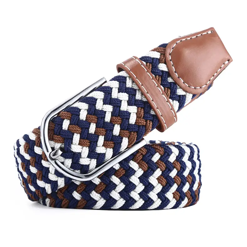 Canvas stretch woven belt