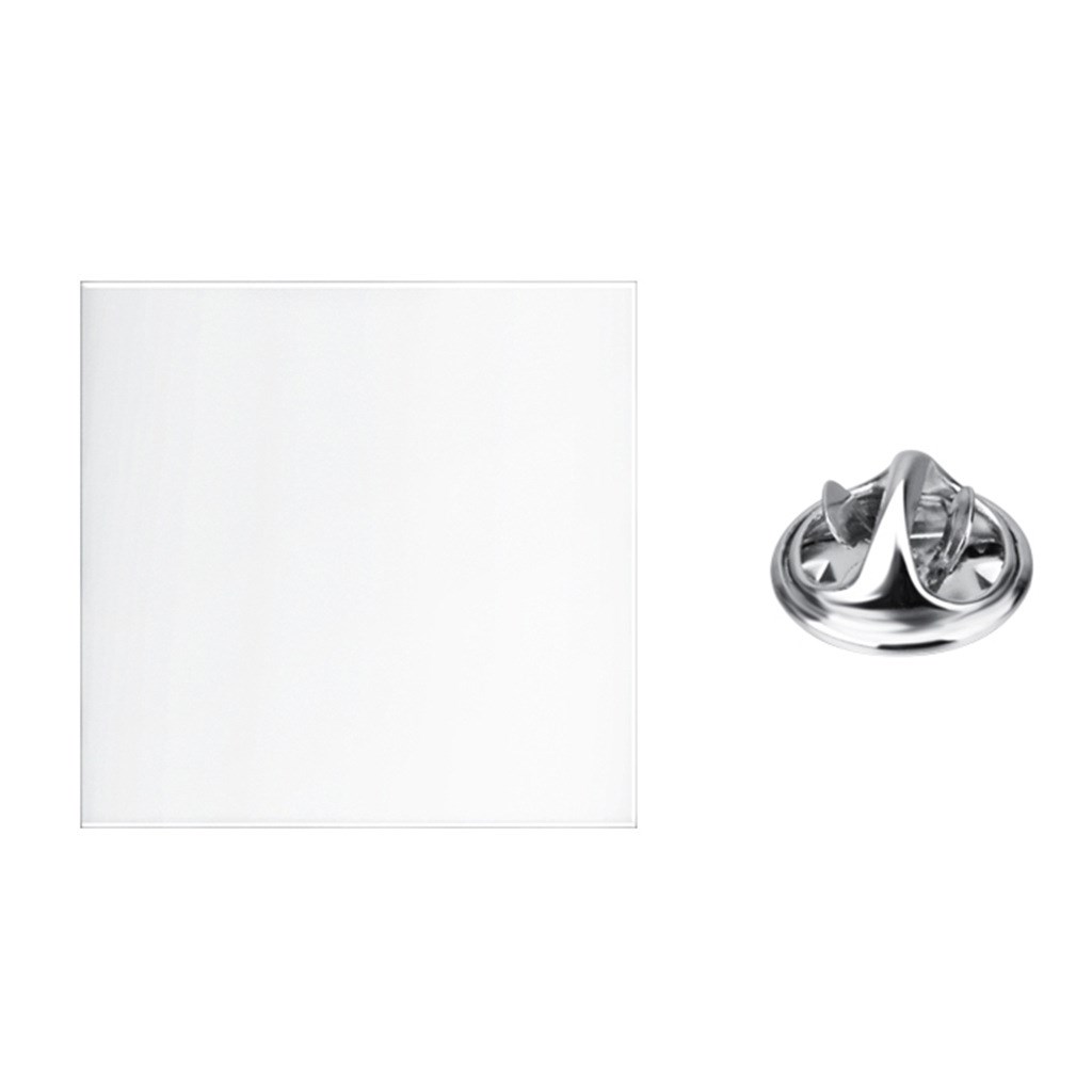 Square Glossy Brooch, picture 5 of 5