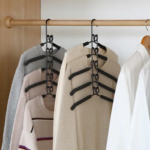 Multifunctional Multi-layer Clothes Hanger Wardrobe Kitchen