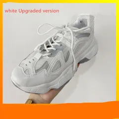Smoked white sneakers - White - View 1