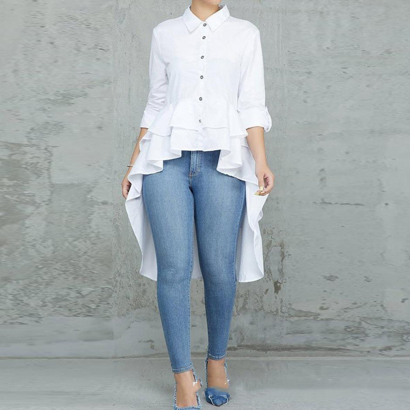 Irregular hem shirt