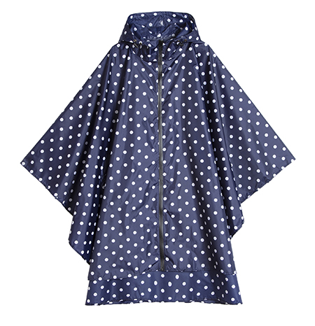 Hiking windbreaker raincoat poncho (Green grid)