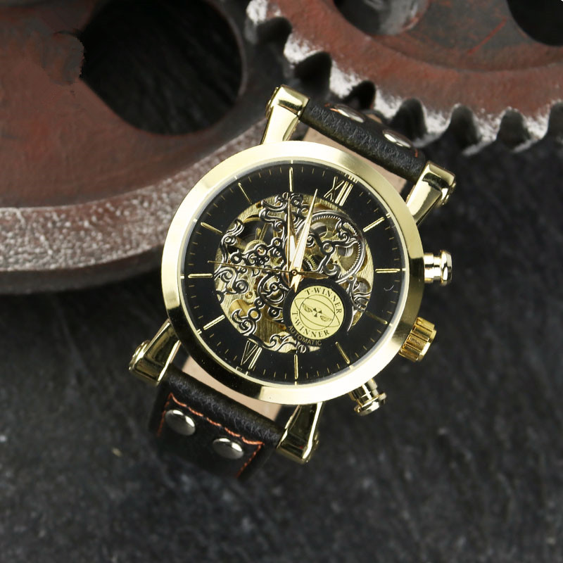 Punk watch men's mechanical watch men's automatic