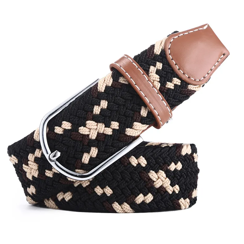 Canvas stretch woven belt - A296