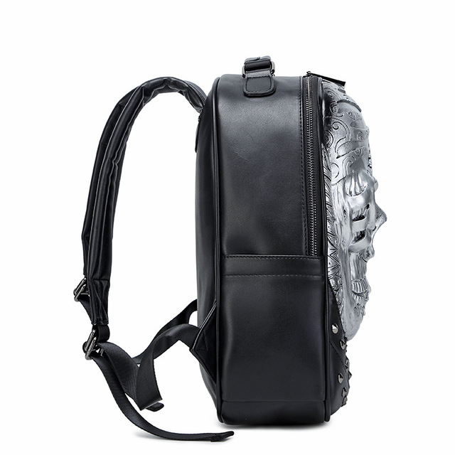 Embossed Three-dimensional Skull Backpack