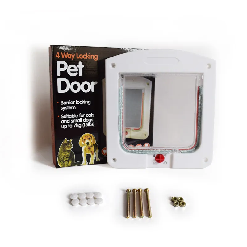 Pet trumpet door - White