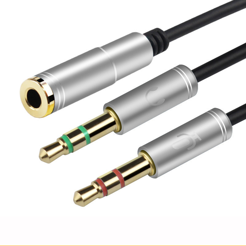 Two-in-one conversion line phone headset microphone