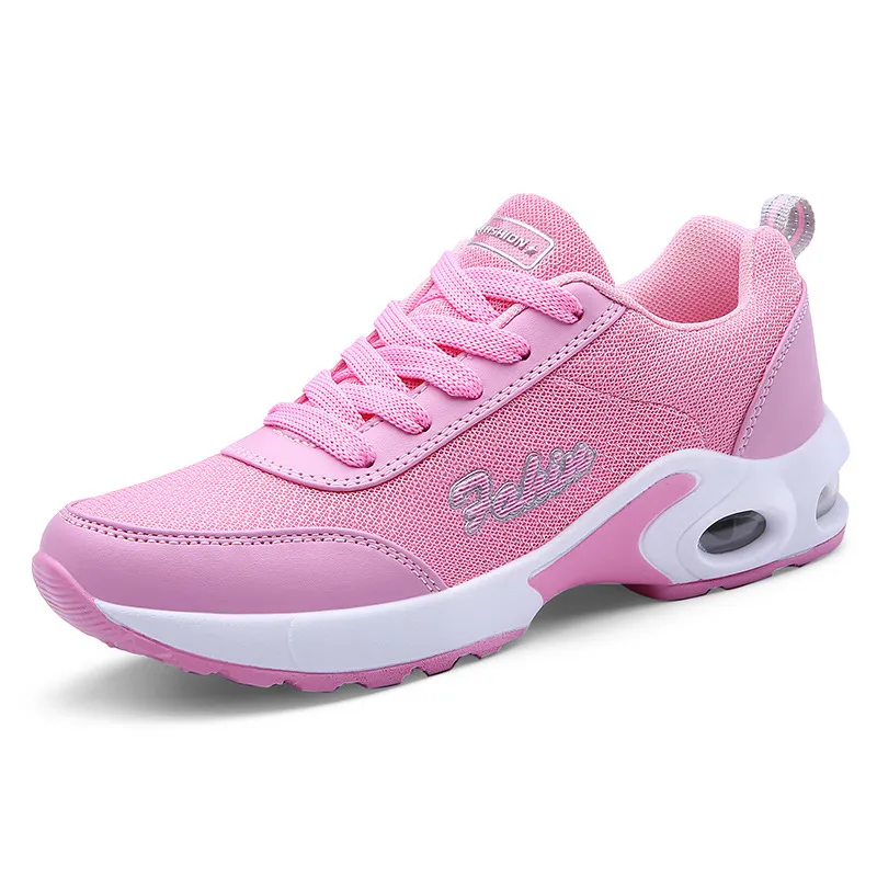 Mesh air cushion women's shoes - Pink