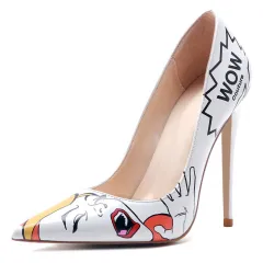 3D printed high heels - White - View 1