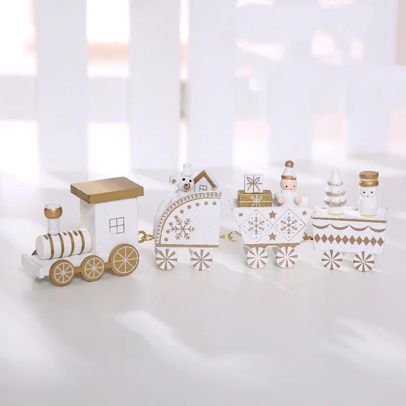 Wooden Christmas Train Christmas Decorations – image 10