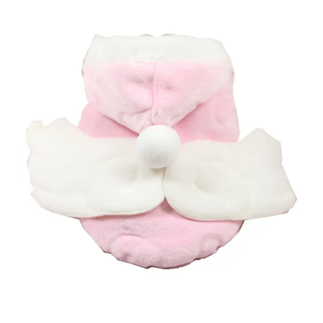 Angel wings ball ball flannel coat Pink - Shop at LoveMi