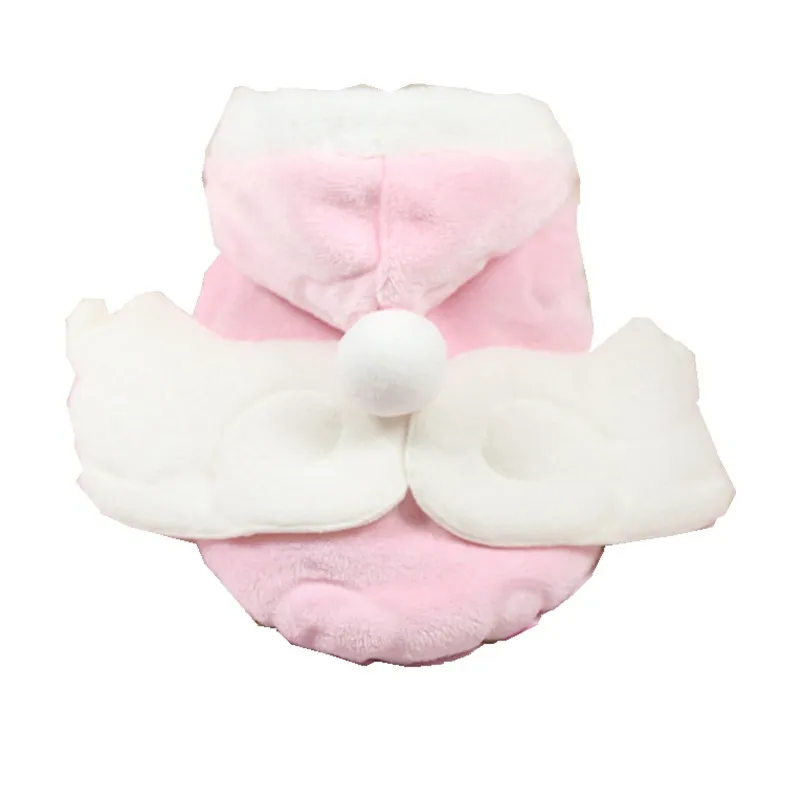 Angel wings ball ball flannel coat - Pink
