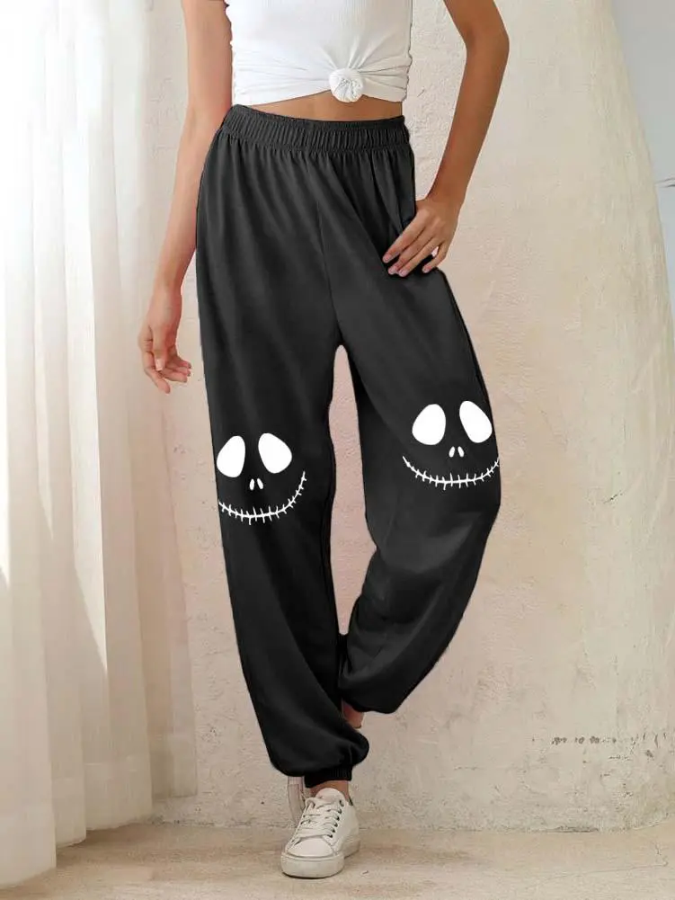 CHRISTMAS wide-leg pants - Black