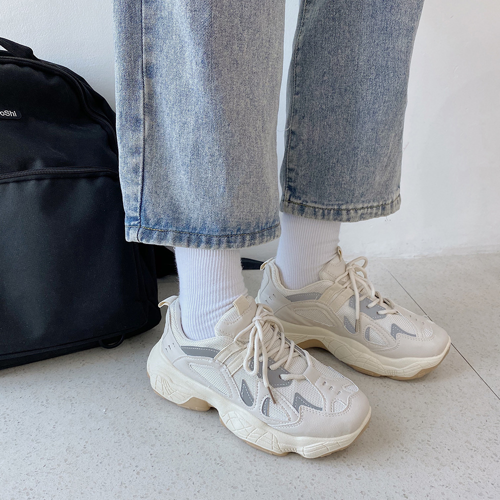 Smoked white sneakers