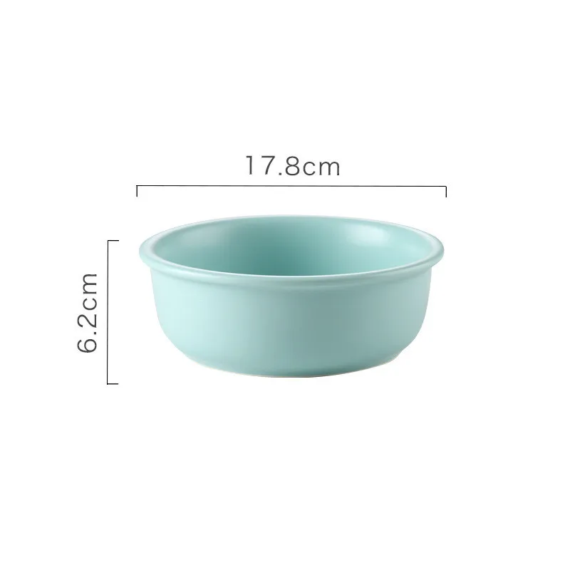 Ceramic wooden bowl - Blue