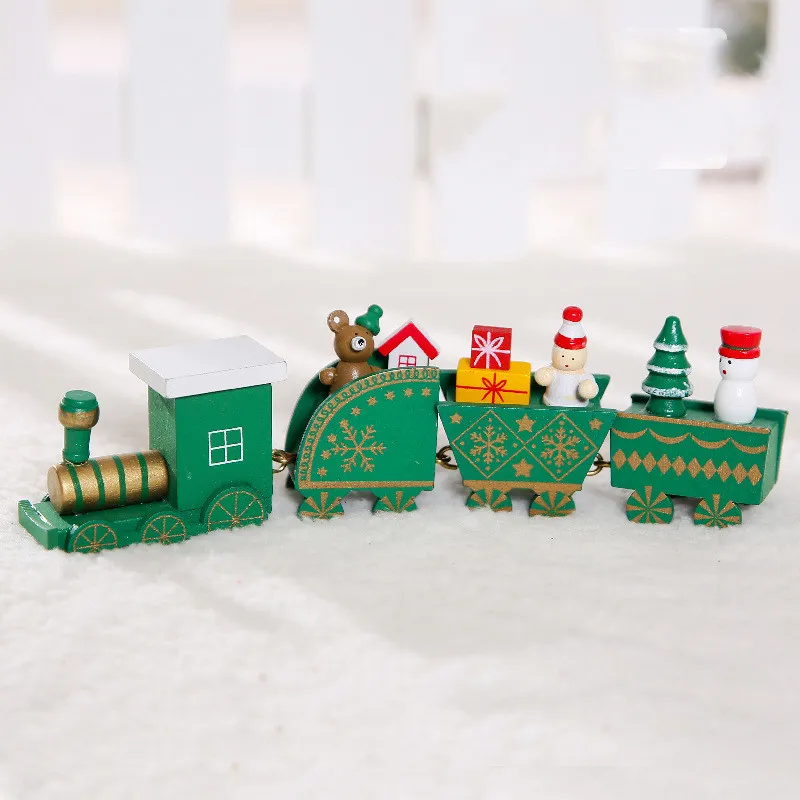 Wooden Christmas Train Christmas Decorations – image 6
