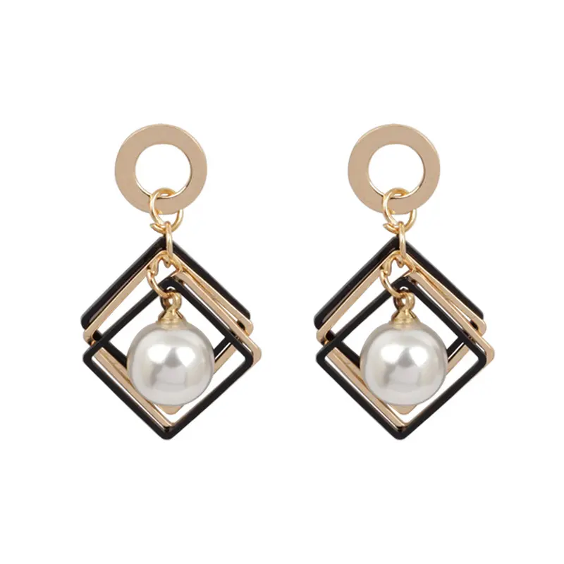 Simple Sequin Acrylic Earrings